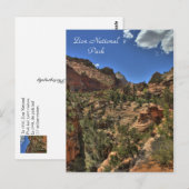 Zion National Park Briefkaart (Voorkant / Achterkant)