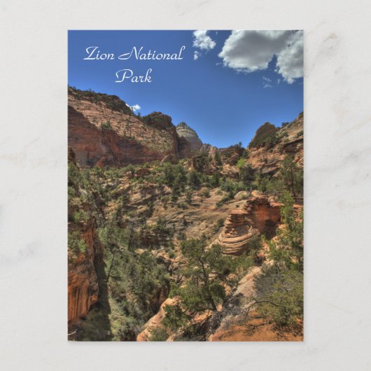 Zion National Park Briefkaart (Voorkant)