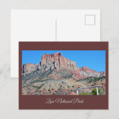 Zion National Park Briefkaart (Voorkant / Achterkant)