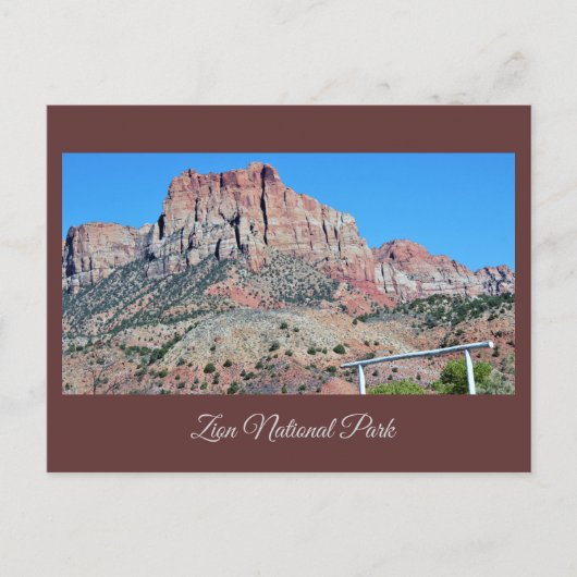 Zion National Park Briefkaart (Voorkant)