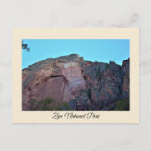 Zion National Park Briefkaart (Voorkant)