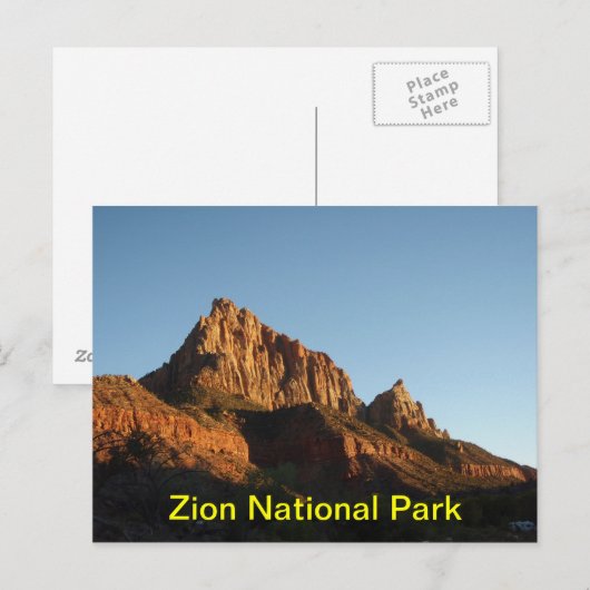 Zion National Park briefkaarten (Voorkant / Achterkant)