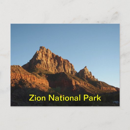 Zion National Park briefkaarten (Voorkant)