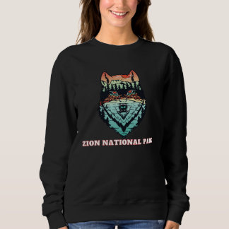 Zion National Park Buitenwolf Wandelmeer Zonsonder Trui