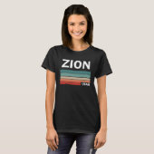 Zion National Park Camping Adventure T-shirt (Voorkant volledig)