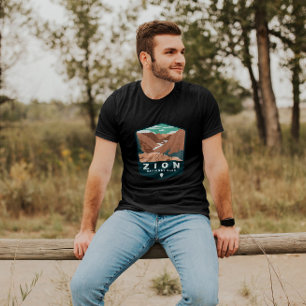 Zion National Park Camping Outdoor   Mannen T-shir T-shirt