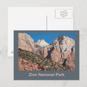 Zion National Park Cliffs Briefkaart (Voorkant / Achterkant)