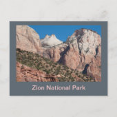 Zion National Park Cliffs Briefkaart (Voorkant)