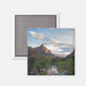 Zion National Park - De Watchman magneet (Voorkant / Achterkant)