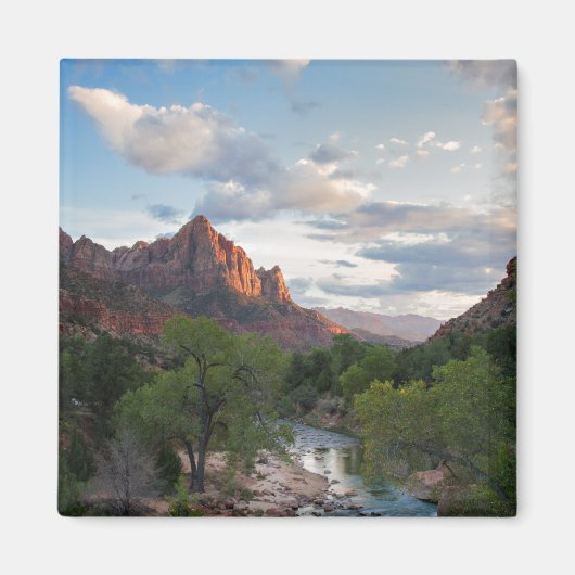 Zion National Park - De Watchman magneet (Voorkant)