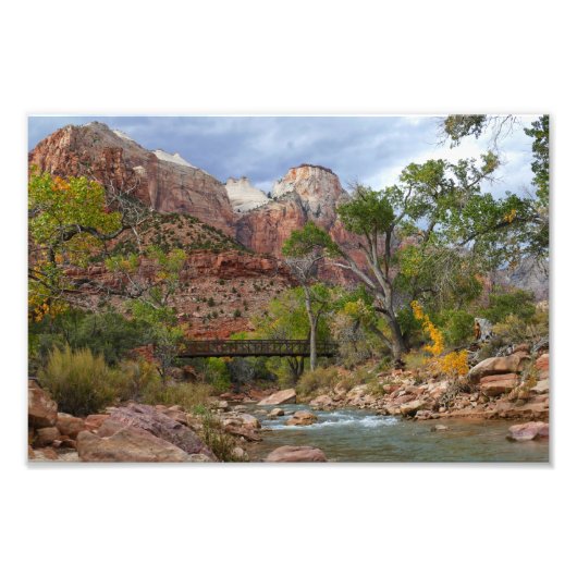 Zion National Park I Foto Afdruk (Voorkant)