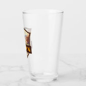 Zion National Park Illustratie Retro Badge Glas (Links)