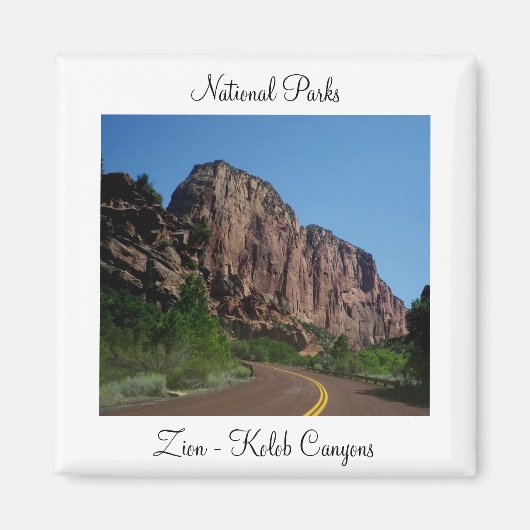 Zion National Park Magnet (Voorkant)