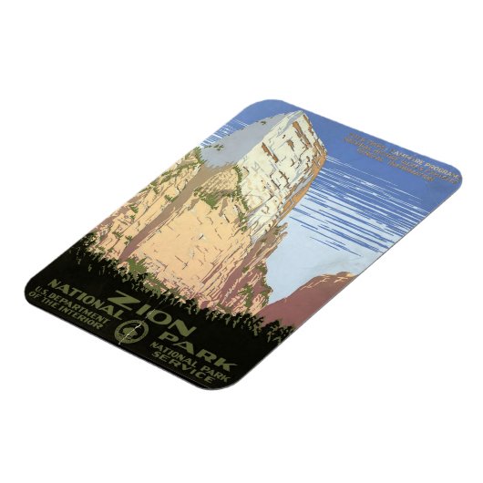 Zion National Park Magnet Magneet (Linkerzijde)