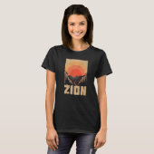 Zion National Park Merchandise Zion Hiking Souveni T-shirt (Voorkant volledig)