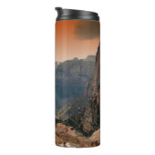 Zion National Park Mountains Landscape Thermosbeker (Geroteerd rechts)