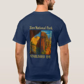 Zion National Park - Narrows & Angels Landing - 1 T-shirt (Achterkant)