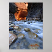 Zion National Park Narrows Matte Poster (Voorkant)