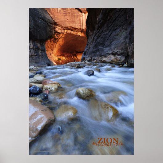 Zion National Park Narrows Matte Poster (Voorkant)