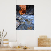 Zion National Park Narrows Matte Poster (Keuken)
