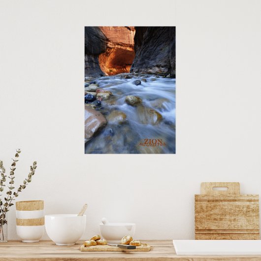 Zion National Park Narrows Matte Poster (Keuken)