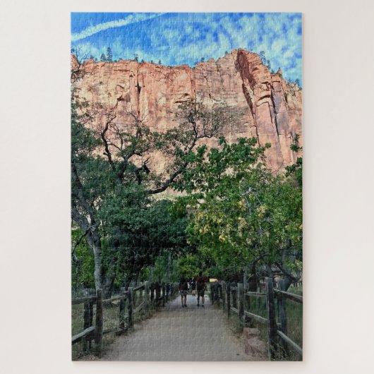Zion National Park Narrows Riverside Walk Trail Legpuzzel (Verticaal)