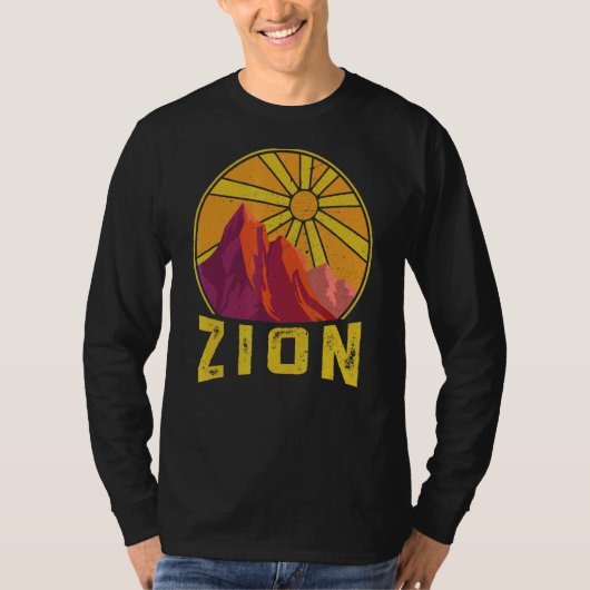 Zion National Park Natuur Hiking Fan T-shirt (Voorkant)
