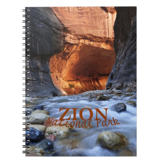 Zion National Park Notebook, Zion Narrows Notitieboek (Voorkant)