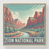 Zion National Park onderzetter (Voorkant)