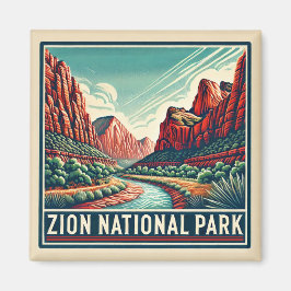 Zion National Park onderzetter Magneet