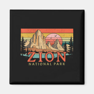 Zion National Park Outdoor Wandelpad Wandeltocht T Magneet