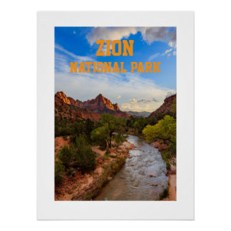 Zion National Park Perfect Poster