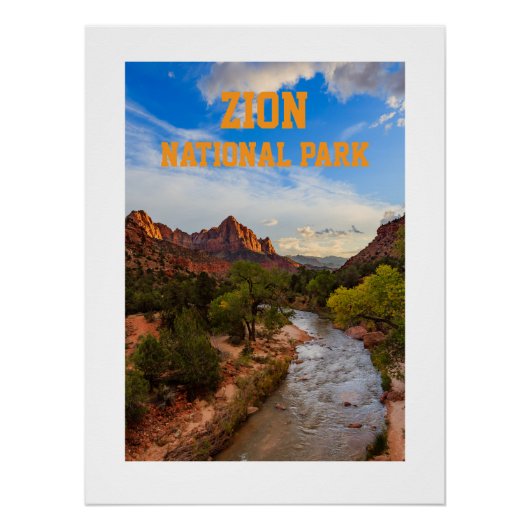 Zion National Park Perfect Poster (Voorkant)