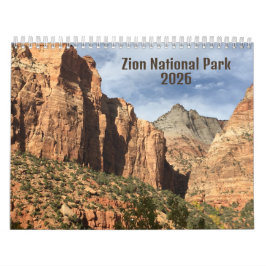 Zion National Park Photographic 2026 Calendar Kalender
