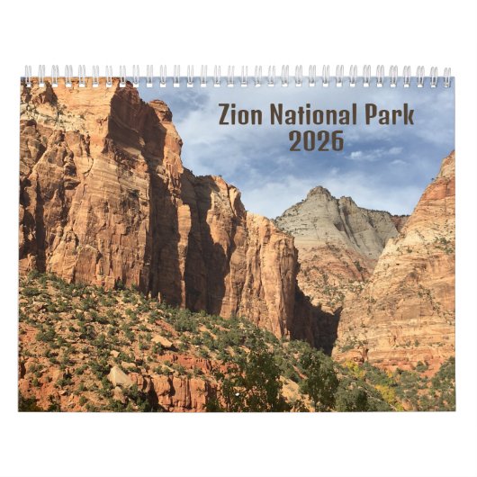 Zion National Park Photographic 2026 Calendar Kalender (Hoes)