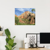 Zion National Park Poster (Thuiskantoor)