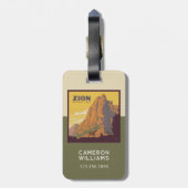 Zion National Park | Ram Bagagelabel (Achterkant verticaal)