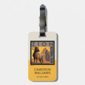 Zion National Park | Ram Bagagelabel (Achterkant verticaal)