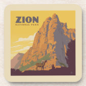 Zion National Park | Ram Bier Onderzetter (Voorkant)