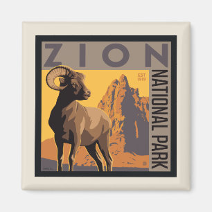Zion National Park   Ram Magneet