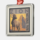 Zion National Park | Ram Metalen Ornament (Links)