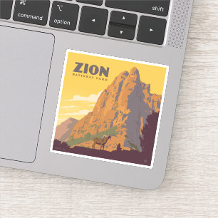 Zion National Park   Ram Sticker