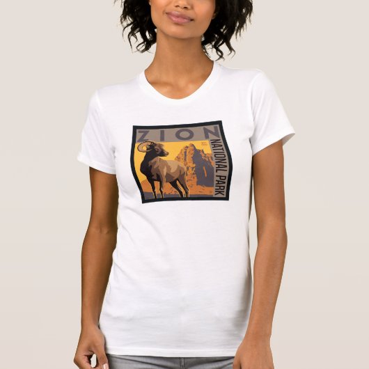 Zion National Park | Ram T-shirt (Voorkant)
