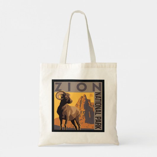 Zion National Park | Ram Tote Bag (Achterkant)