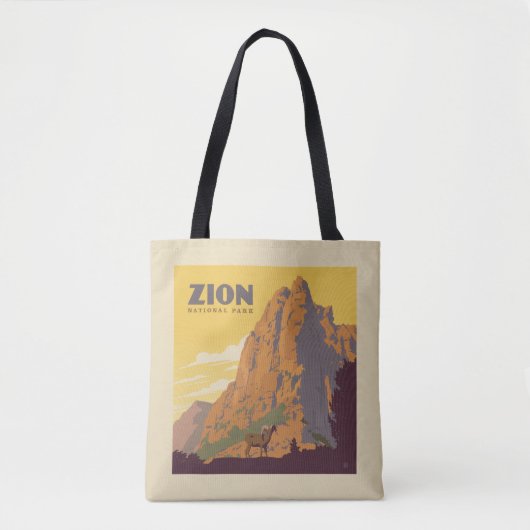 Zion National Park | Ram Tote Bag (Voorkant)