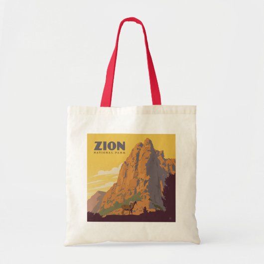 Zion National Park | Ram Tote Bag (Voorkant)