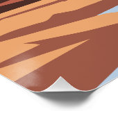 Zion National Park Reis Kunst Perfect Poster (Hoek)