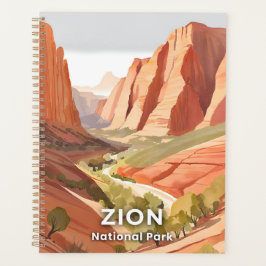 Zion National Park | Reis Watercolor Valley Planner