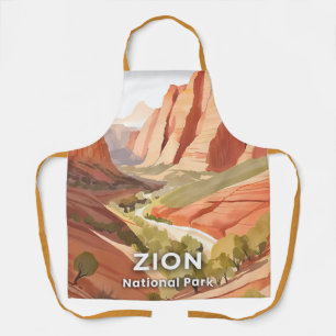 Zion National Park Reis Watercolor Valley Schort