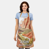 Zion National Park | Reis Watercolor Valley Schort (Gedragen)